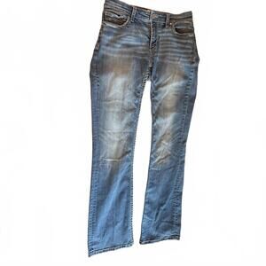 BKE Denim Payton Bootcut Jeans Size 26x31.5 Medium Wash Low Rise Y2K Stretch